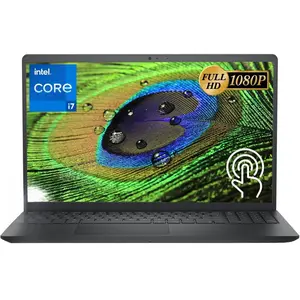 Dell 15" Touchscreen Laptop 2026, Intel 10-Core i7-1355U (Max 5.0GHz), 15 inch FHD Anti-Glare LCD, Intel UHD Graphics, MaxxAudio Pro Audio, 16 GB RAM 3200MT/s, 1 TB SSD