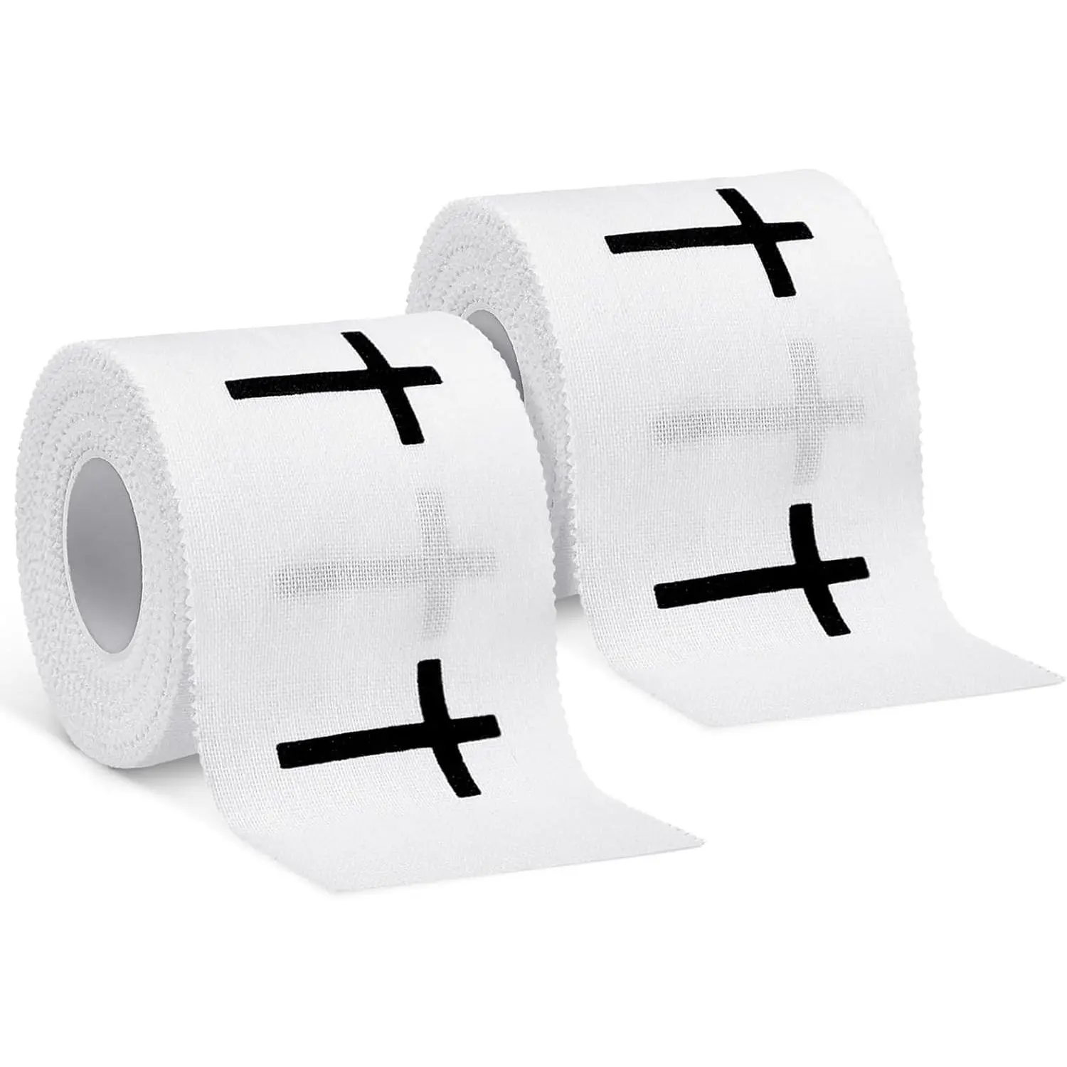 Christian Cross Breathable Sports Tape - 2in x 23ft, Easy to Tear, Serrated Edges, Firmly Fixed, Stability & Motivation, Wrist Wrap Support for Soccer & Football, Easter/Good Friday Gift for Athletes