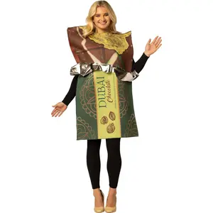 DUBAI Chocolate Bar Halloween Costume, Men and Women, One Size Fits Most