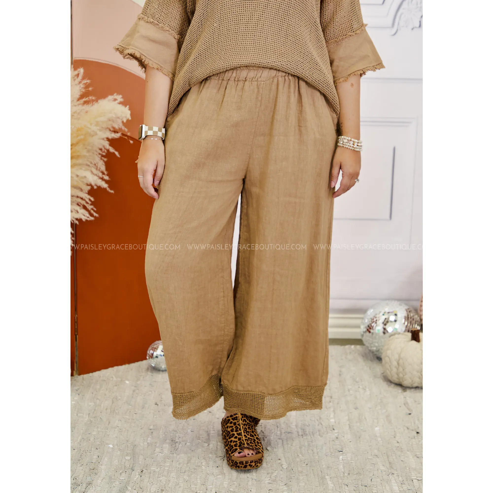 Remy Pants - Camel  - FINAL SALE