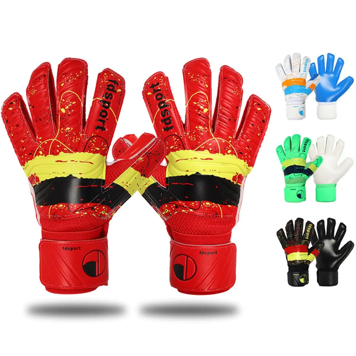 Football Goalie Gloves, Breathable Soccer Goalie Gloves, Goalkeeper Gloves with Finger Protect, Soccer Gloves for Youth and Adult, Goalkeeper Equipment, Football Accessories