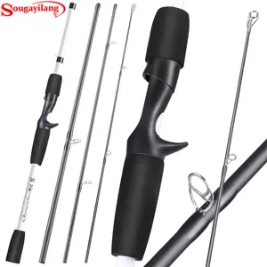 Sougayilang Fishing Rod,Fast Spinning Casting Fishing Rod,  with S-Glass  Fiber for Unmatched Performance,Outdoor fishing supplies