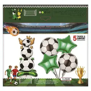 Football Fan Birthday Party Balloon Decoration Set, World Cup Trophy Balloon Chain, Boy Birthday Party Costume