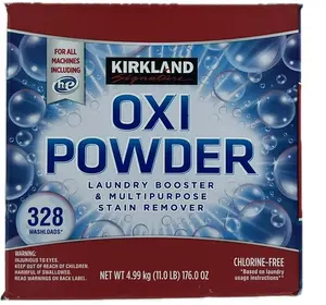 Kirkland Signature Oxi Powder Laundry Booster & Multipurpose Stain Remover, 11lb