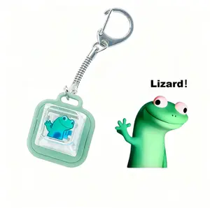 Realistic Lizard Sound Keychain – Funny Stress Relief Fidget Toy, Portable Gift for Kids & Adults