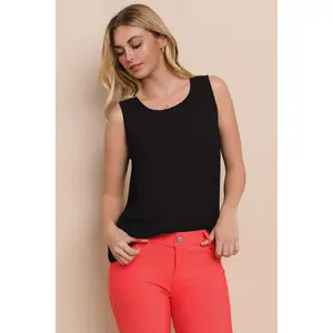 Plus Size Long Flowy Tank Top