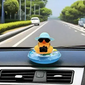 Adorable Duck Design Car Dashboard Ornament, Cute Cartoon Animal Car Decoration, Cute Car Interior Decoration Accessories for Women & Men, Car Interior Accessory