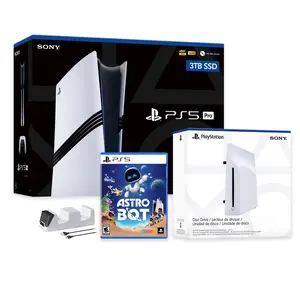 PlayStation 5 Pro 3TB SSD Console with Disc Drive, Wireless Controller and Charger, ASTRO BOT - CFI-7019 PS5 Pro