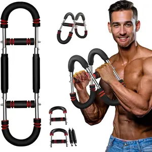 Twister Arm Trainer for Men - 60-100lb 2025 New Adjustable Chest Workout Equipment for Home Gym, Muscle Builder & Strength Training for Arms