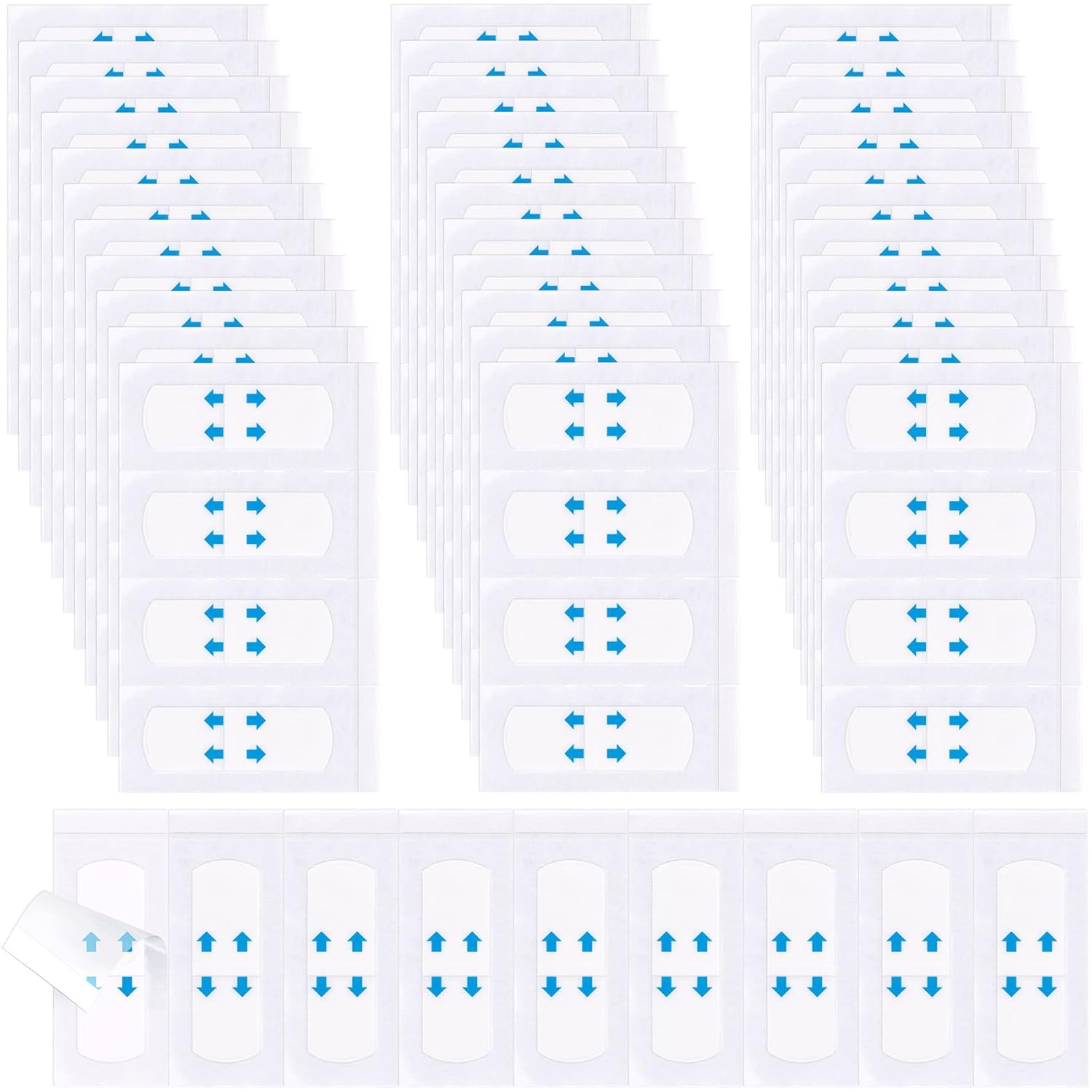 132PCS Invisible Face Improving Tape, Breathable Hypoallergenic Face Tape Improving, Waterproof Quick Sticker Face Tapes for Double Chin, Sagging Skin, Wrinkles