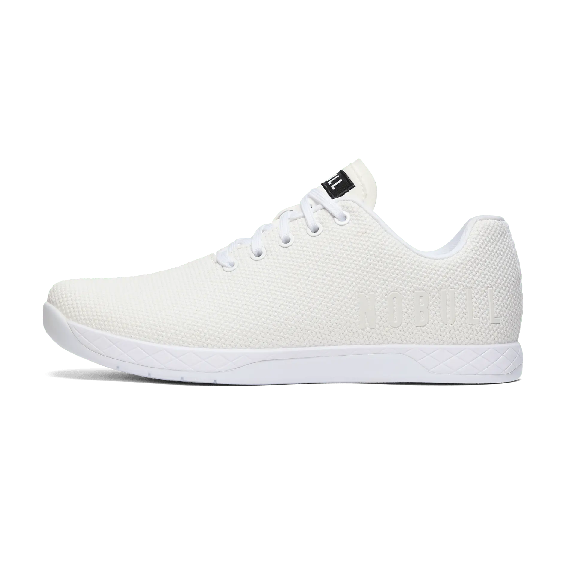 NOBULL Women's Outwork Shoe in White - OG Strength Training Shoe, Durable Gym Trainer, Lifting Sneaker