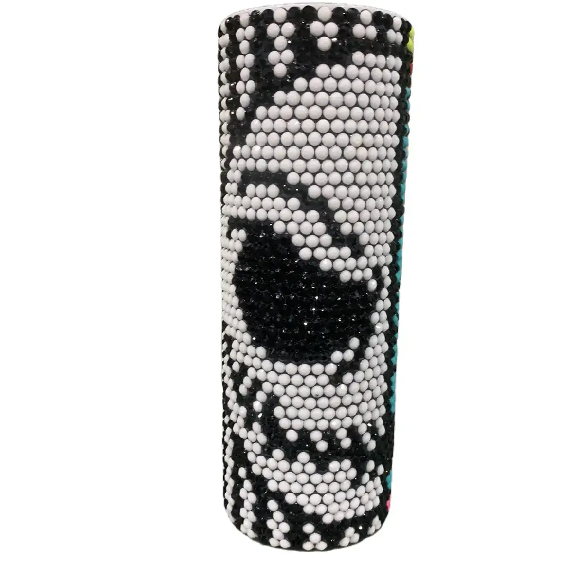 NBC Bling Tumbler with Rhinestones and Straw - Handcrafted Personalization Bottle Drinkware