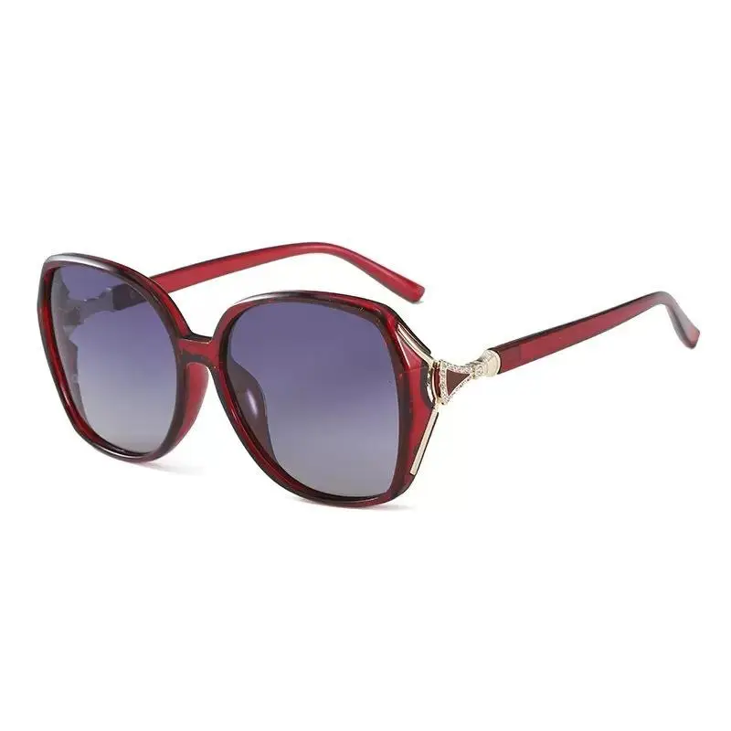 Women's High Quality Trendy Casual Oversized Full Rim Sunglasses - UV400 UV Blocking, Anti-Glare Glare Block Shades, Glossy Black to Gray & Gray-Pink Gradient Lenses, Daily Accessory for Driving, Beach, Anti Glare Shades, High Quality Sunglasses