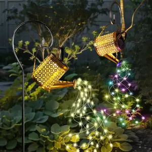 Solar Powered Garden Shower Light, Watering Can Lights, Star Light LED Outdoor String Lights, Decorative Light for Deck, Stairs, Patio, Outdoor Landscape Lighting, Led Courtyard Light, Solar Garden Lamps #GLOBAL PICKS