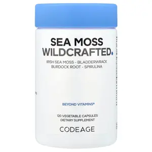Codeage Sea Moss, Wildcrafted, 120 Vegetable Capsules
