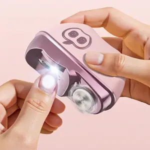 Electric Nail File Machine, Multi-Function Nail Clipper, Adult Safety Nail Cutter, Fashion Design, Home Use Polisher, Two-In-One, Nail Care Tool