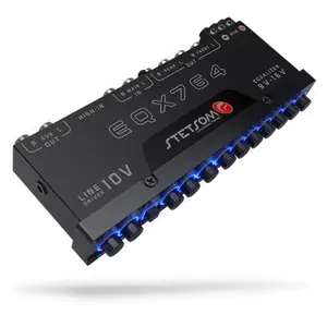 Stetsom EQX764 Graphic Equalizer 7 Band Equalization Modern Blue LED