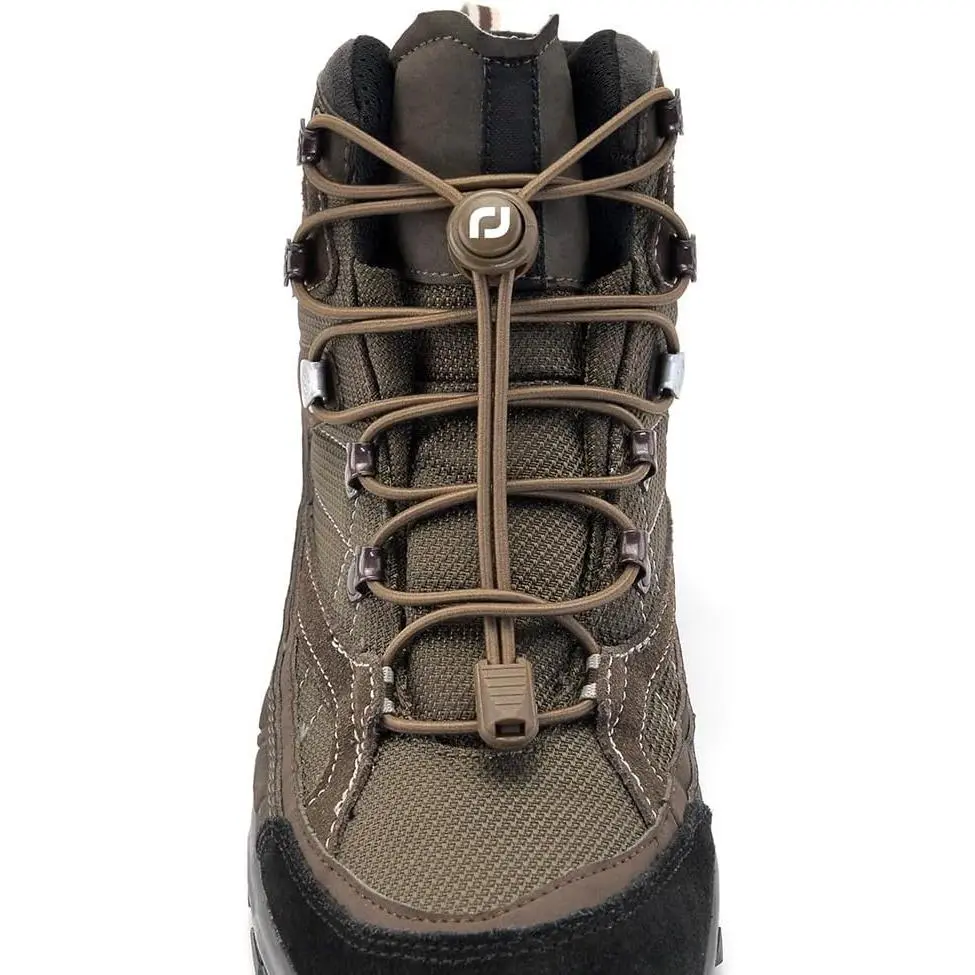 Extra Long No Tie Shoelaces - Elastic Tieless Round Boot Laces for Hiking Shoes, Work Boots and Running Sneakers