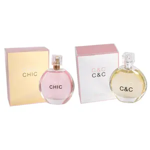 Chic Chic & C&C Women's Perfume Duo – Eau de Parfum Spray Bundle 100ml x 2 | Floral & Fruity Fragrances