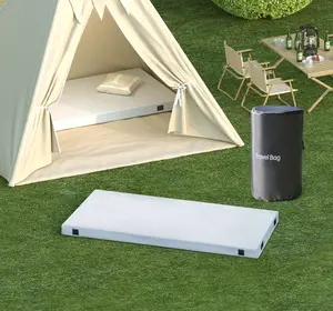 EGO Memory Foam Outdoor Travel Pad Camping Topper Inflatable Airbed Tent Mattress