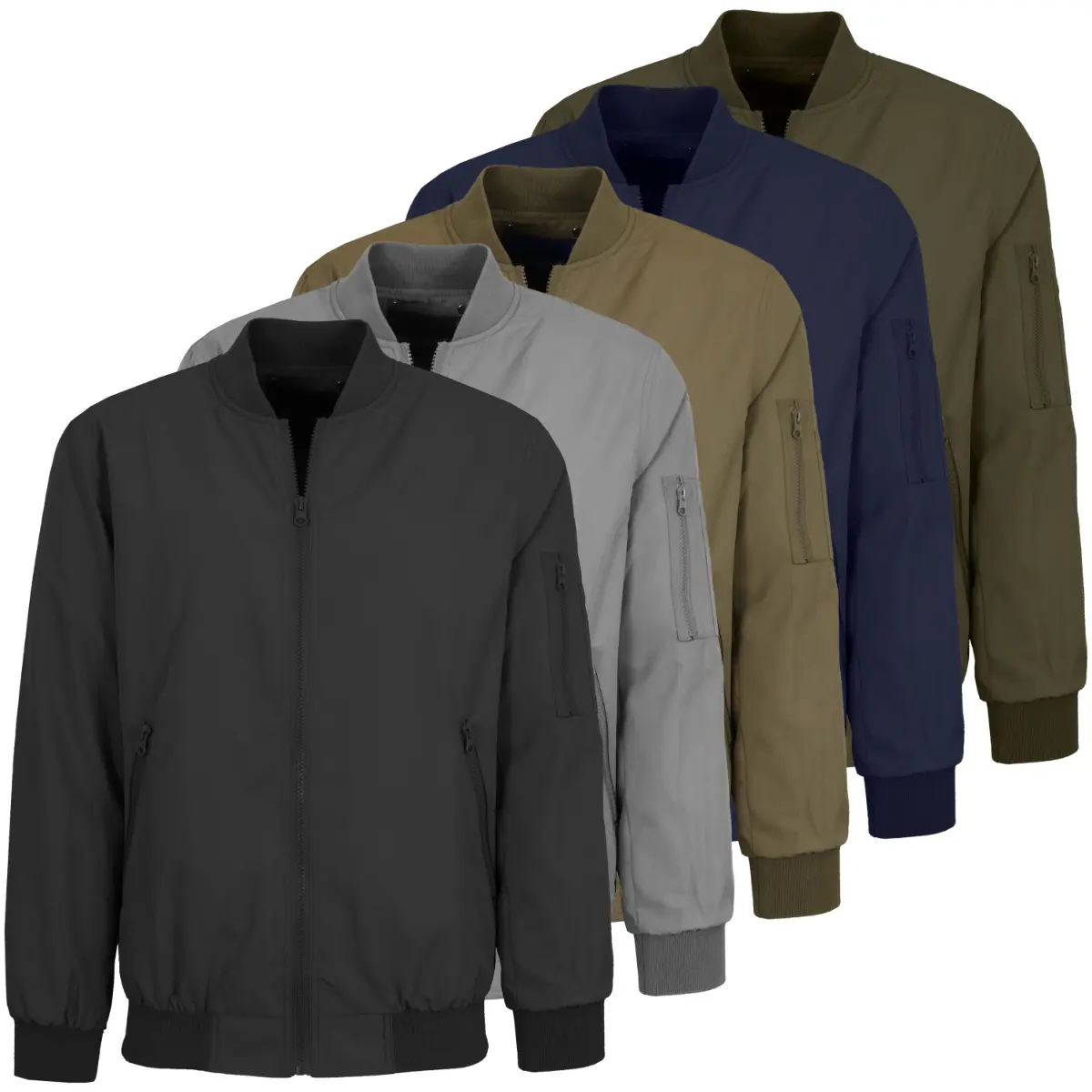 Men's Multi Pack Lightweight Windbreaker Jackets