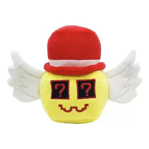 Admin Lucky Block Plush Toy Soft Stuffed Animal Ideal for Boys Girls Gamers Perfect Gift for Birthday Christmas Halloween Easter summerwins Soft Cuddly Gift Cute Stuffies