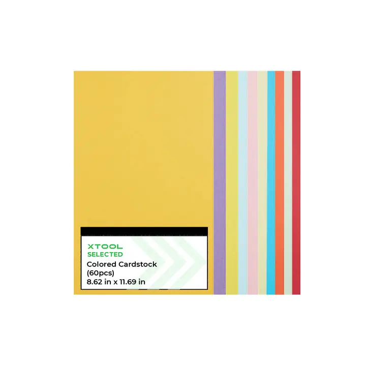xTool Selected Colored Cardstock (60pcs) xTool Selected Colored Cardstock (60pcs)