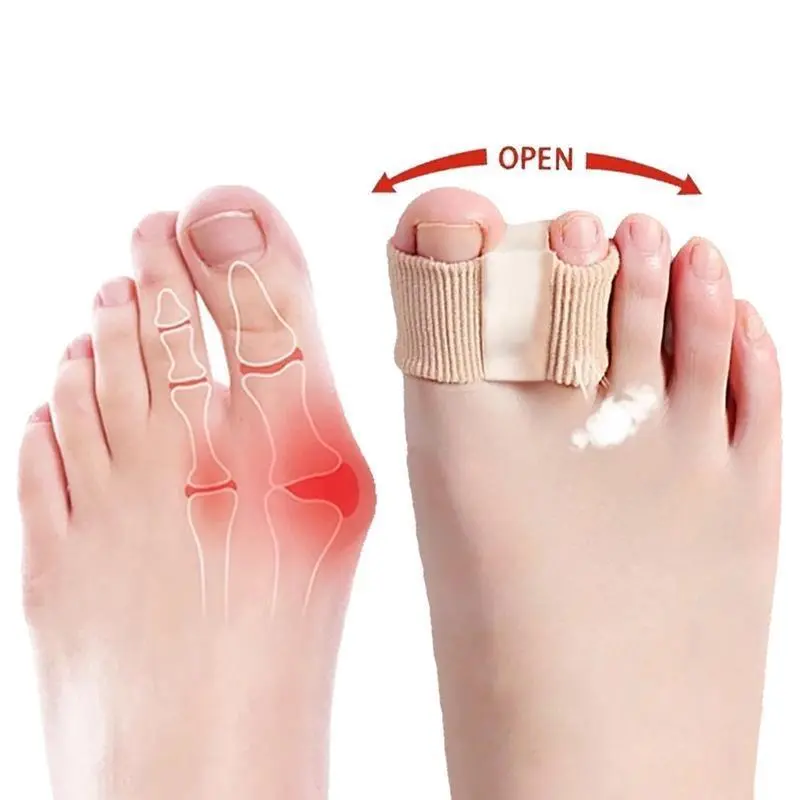 Unisex Bunion Corrector & Toe Straightener (2-Pack), Orthopedic Splint for Bunion Relief, Breathable Comfortable Foot Healthcare Support for Adults