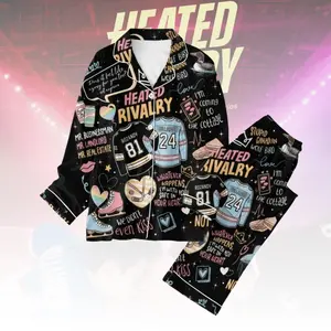 Hudson Williams Connor Storrie Pajamas Set, Heated Rivalry Inspired Pajamas Women, Ilya Rozanov Shane Pjs For Fan, Hudson Williams Gift