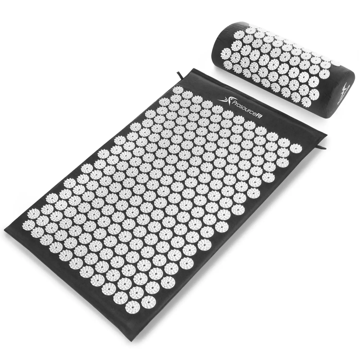 ProsourceFit Acupressure Mat and Pillow Set for Massage and Relaxation, High Quality Cotton for Body Care and Comfort