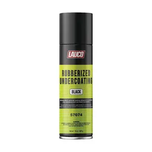 Rubberized Undercoating Aerosol Spray Can, 15oz Matte Black Finish, Moisture & Undercarriage Protection, Durable Auto Parts Corrosion Stop, Factory Look - 57074