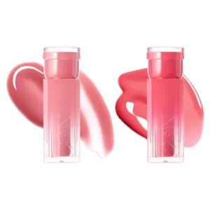 2aN Glaze Bouncing Tint (Rosy Mocha, 0.16 oz*2) – Lightweight, Moisturizing Lip Tint with High-Shine Finish, Smooth, Light Plumping, Comfortable Wear, Korean Makeup