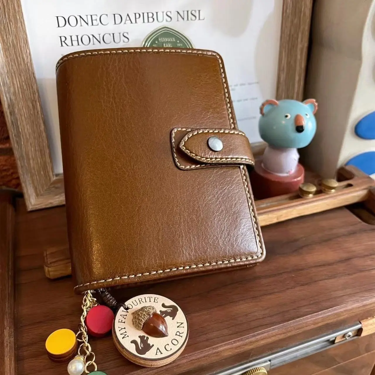 M5 Leather Notebook Binder, Detachable Design, High-End Appearance, Portable Diary Book, Journals For Writing, Journal Notebook with 60 Blank Pages, Pocket Size