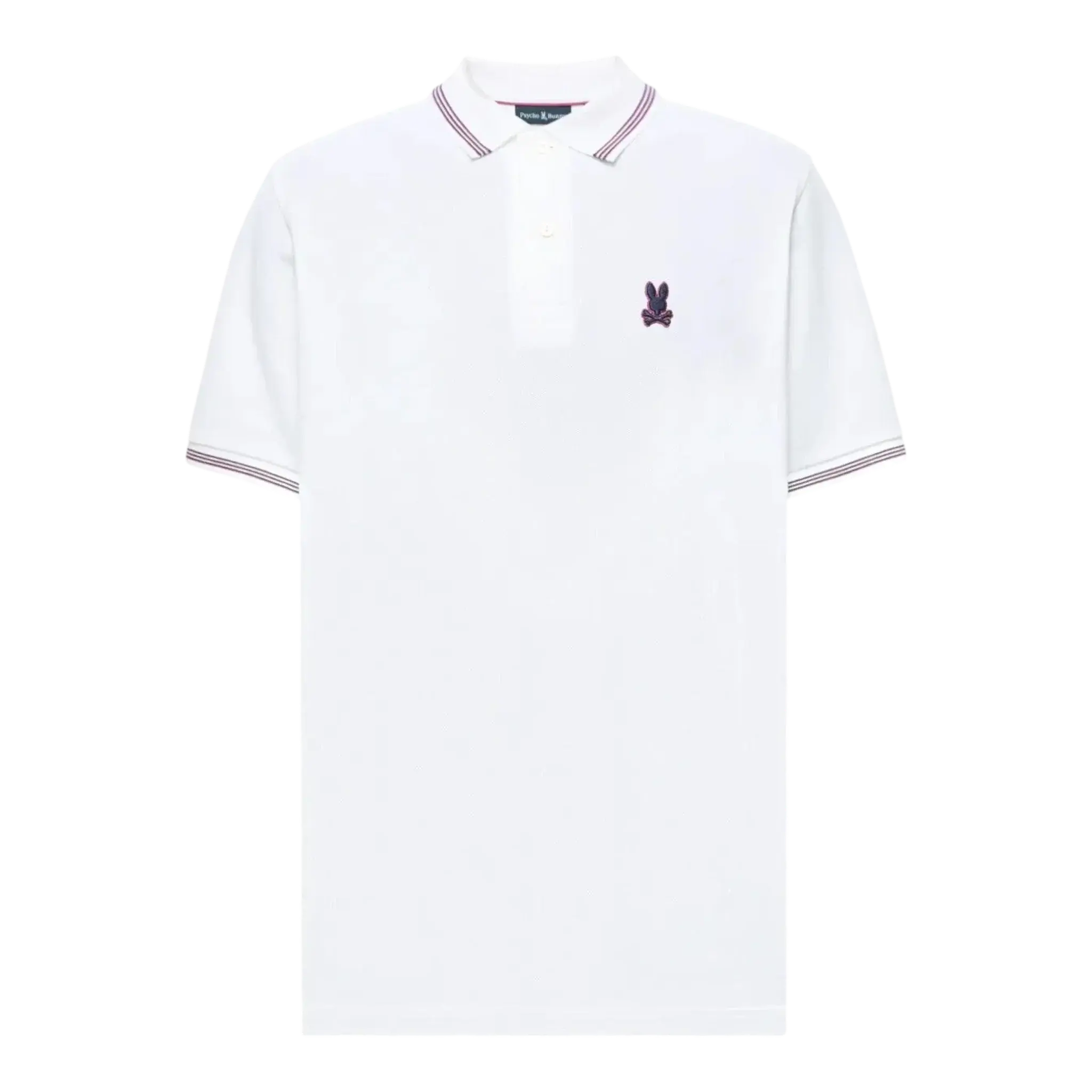 Psycho Bunny Andre Pique Polo in White | Men's