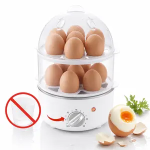 Rapid Egg Cooker,14 Capacity Double Layer Electric Egg Maker with Smart Timer,Hard Boiled Egg Steamer for Poached,Soft,Portable Kitchen Gadget for Home & Outdoor,BPA-Free #summervibes outdoorfun