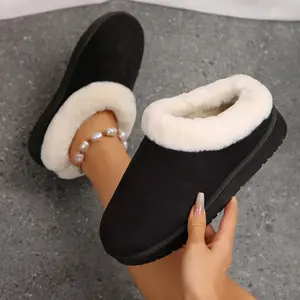 Fuzzy House Slippers for Women,Memory Foam Womens Slippers Indoor and Outdoor Non-Slip Faux Fur Comfy Winter House Shoes Springfresh