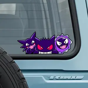 Gengar Decal Sticker, Anime Decal, Vinyl waterproof sticker | Gift for Game lovers