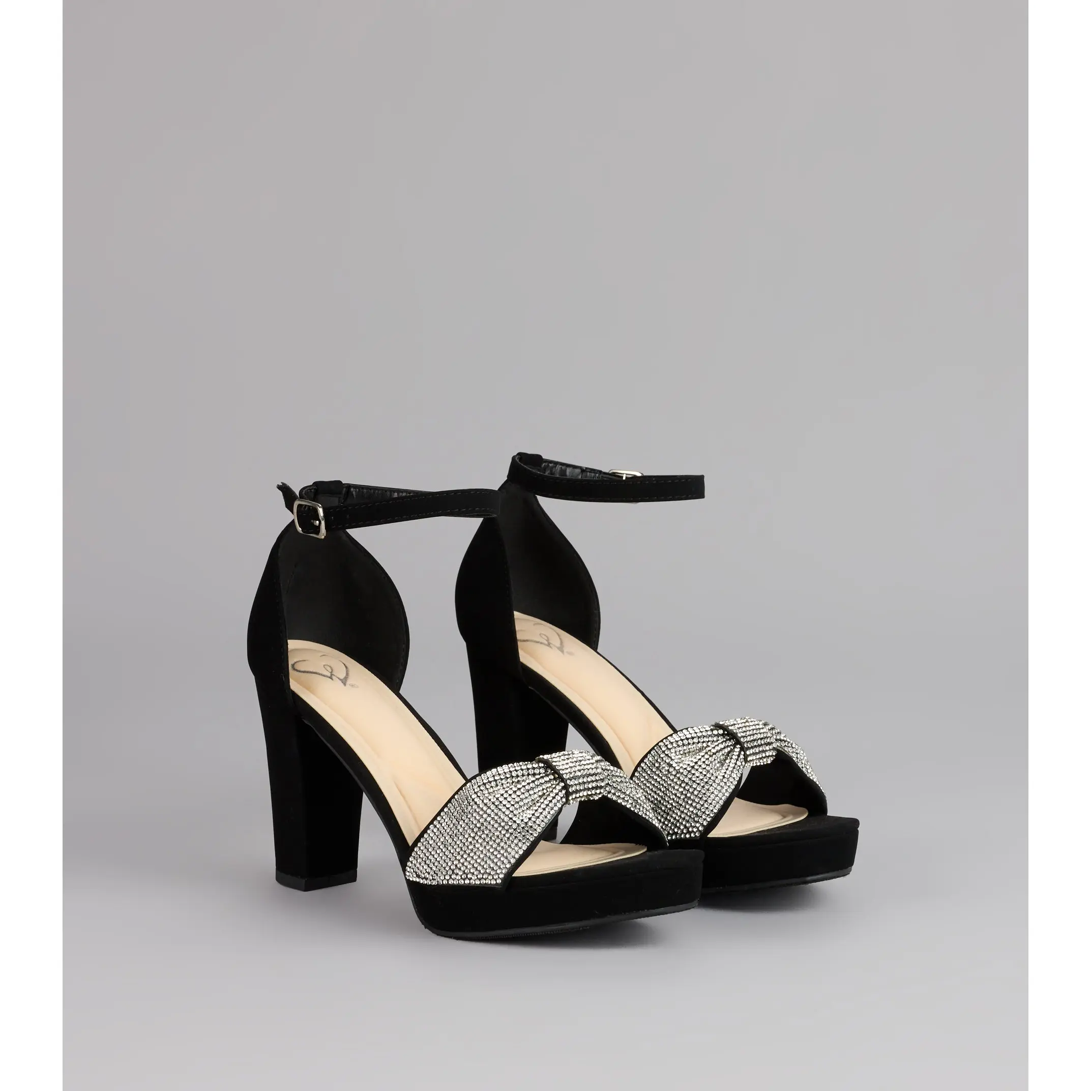 Starlight Charm Glitter Platform Heels