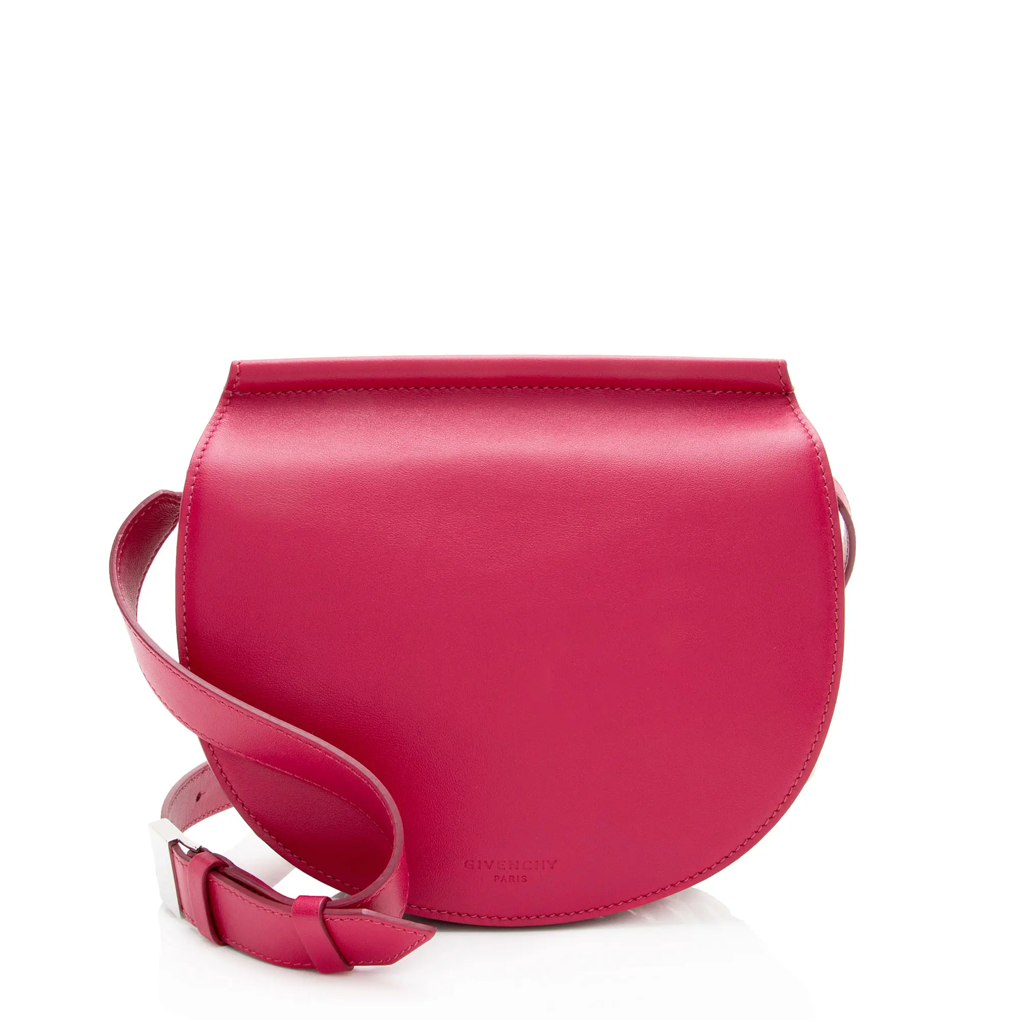 Pre-owned GIVENCHY Calfskin Crossbody Bags Infinity Saddle Mini Bag