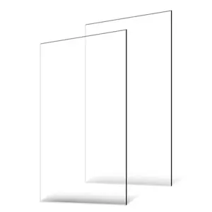 VEVOR Plexiglass Acrylic Sheets, 2-Pack Plastic Sheet, 24 x 48 Inch 1/8 Inch Thick Clear Plastic Cast Transparent Glass for Crafting Projects, Replacement Picture Frame Glass, DIY Display, Easy to Cut Decor Decorative