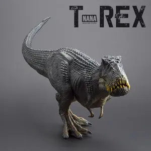 Jurassic Large Solid Dinosaur Model, King Kong Tyrannosaurus Realistic Animal Figurine, Boy Collectible Educational Gift