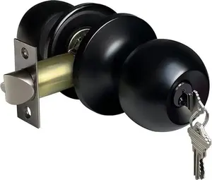 Entry Door Knob & Deadbolt Set  Keyed Alike Lock, Heavy-Duty Security For Exterior Doors, Adjustable Latch, Easy Installation