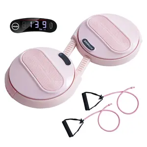 Summervibes WELSTEEPSE Portable Waist Twisting Ab Trainer - Waist Twisting Machine, 500 lbs Weight Capacity, Height-Adjustable Home Gym Trainer, Adjustable Workout Stomach & Abs Workout Equipment for Core, Oblique Strength Training