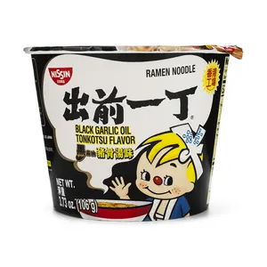Nissin Instant Ramen Noodle, Black Garlic Oil Tonkotsu Flavor 106 g