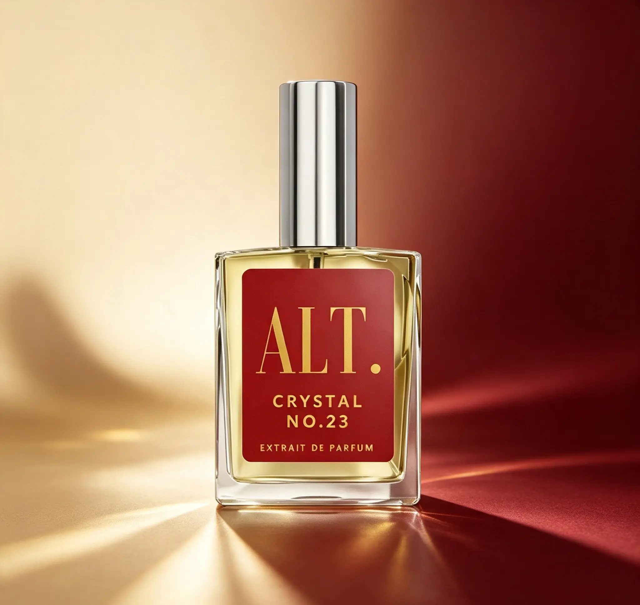 ALT. FRAGRANCES Crystal No.23 Extrait de Parfum Unisex Perfume, Inspired by Baccarat Rouge 540, Long‑Lasting Jasmine, Amberwood & Cedar Fragrance for Men and Women, 60ml