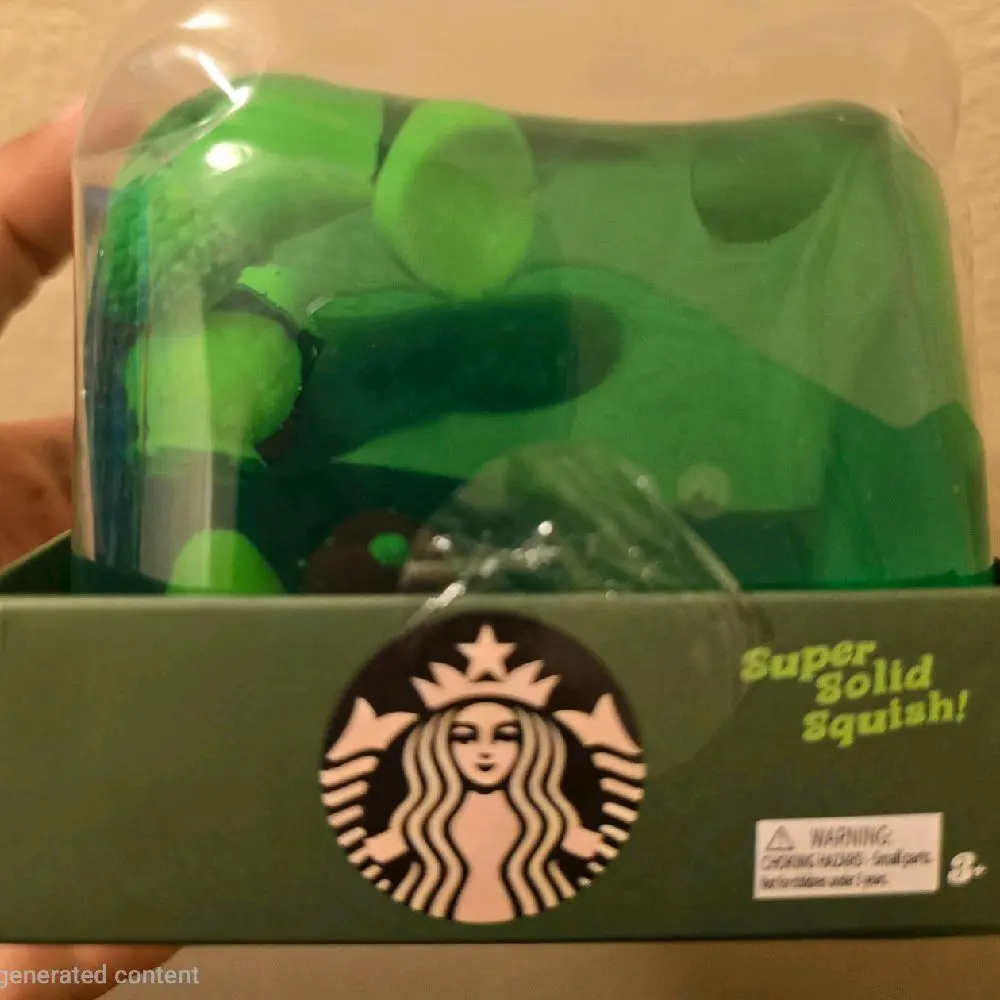 Jumbo  Starbucks Cube Squishy