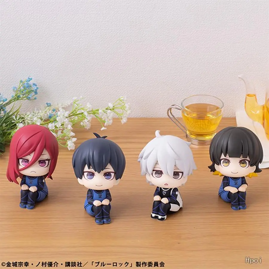 10cm in Height Blue Lock Anime Figure, Q-Version High-Grade PVC+ABS Collection Model Toys, High-Temperature Proof Kawaii Action Figurines for Anime Fans - Nagi Seishirou & Isagi Yoichi