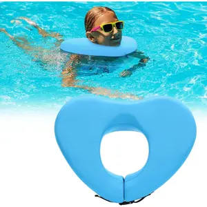 Float Swim Collar for Head and Neck Support, Filled with Foam Plastic Particles (Not Inflatable), Adult Floatation Devices Fits Most Adult Neck Sizes for Learning to Swim or Therapy