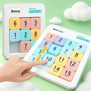 Digital Magnetic Slider Puzzle for Kids,brain teaser game，educational math manipulatives， Montessori Math Learning Toys for Toddlers, Suitable for developing logical thinking from three years old, the perfect birthday gift