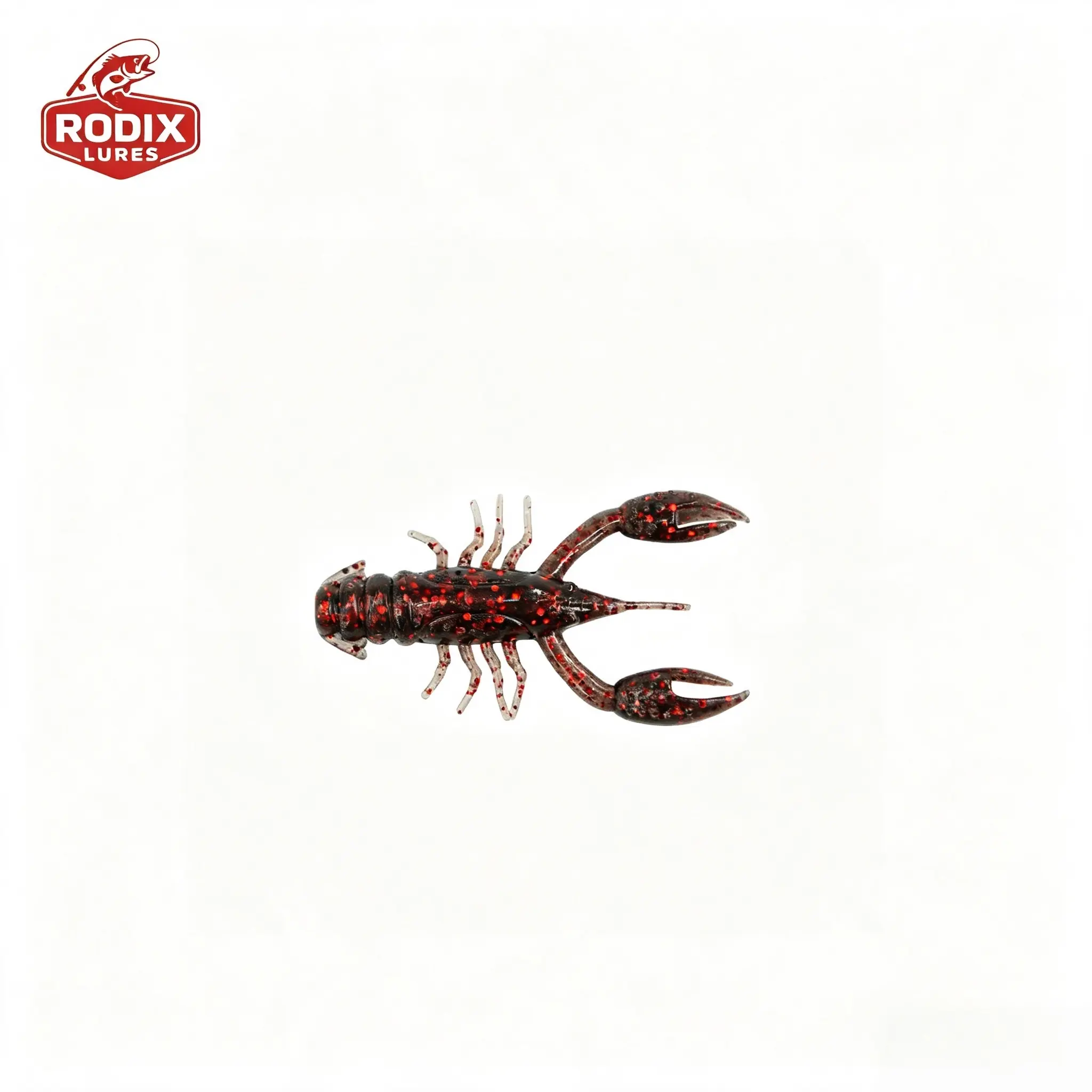Rodix bayou craw 2 8 inch finesse craw soft plastic lure lifelike crayfish bait for freshwater bass fishing